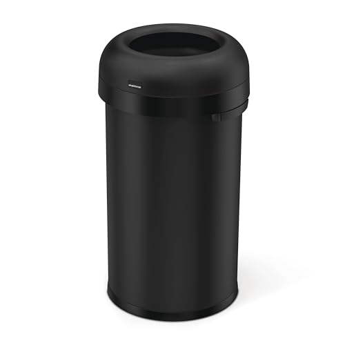 simplehuman 60 L / 16 gal bullet open top trash can