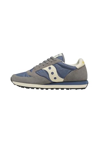 Saucony Zapatos Casual Mujer Original Jazz Marrón, Gimnasia, 716 Navy Off White, 44 EU