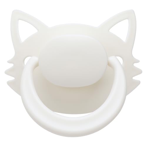 Chupete para adultos Anxiety Stress Paci: Adult Pacifier Fox Binky Blanco Chupete para adultos Anxiety Stress Paci: Adult Pacifier Fox Binky Blanco