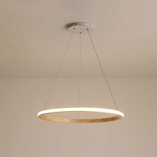 Suspension LED annulaire Baska - Plafonnier suspendu minimaliste pour salon et salle à manger