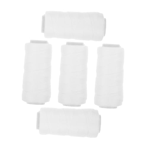 Didiseaon 5pcs Threading Cotton Thread Roll Facial Hair Trimmer Eyebrow Hair Remover Thread for Threading Tool