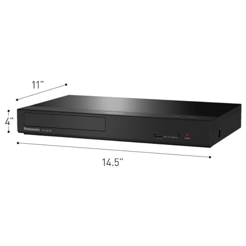 Image of Panasonic DP-UB150-K 4K Blu-ray Player with HDR10 Plus and Hi-Res Audio (Black, ) (Renewed)
