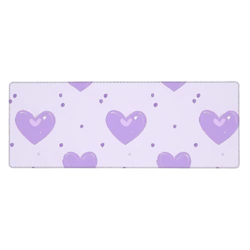 Tapis de souris de jeu violet antidérapant pour une précision de glisse maximale