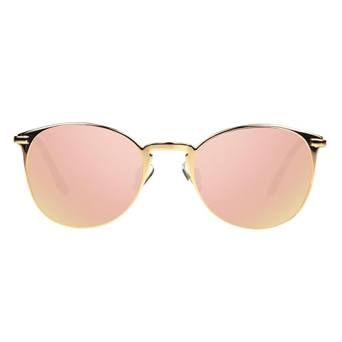 Foster Grant Womens Elsie Sunglasses, Rose Gold, 56mm US2