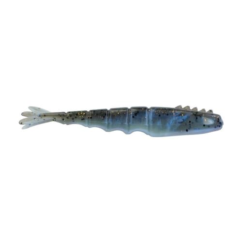 Berkley PowerBait Saltwater Bonga Shrimp Fishing Bait, Molting, 4in, Irresistible Scent and Flavor, Realistic Shrimp Profile and Action, Perfect for Redfish, Trout, Snook and More
