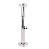 EEUK Pata Mesa Caravana telescopica, Patas de Mesa Desmontables Altura Ajustable 56.5-72cm Muebles Camper para Furgonetas Manualmente para RV, Autocaravanas y Yates