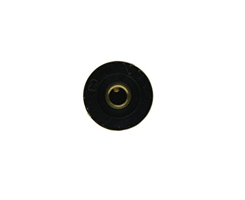 KAISH Pack of 6 Black with Silver Vintage Guitar AMP Amplifier Top Hat Reflector Knobs - Image 3