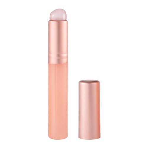 Cepillo de labios de silicona para colorear, maquillaje uniforme y aplicación detallada en aplicador de lápiz labial de silicona con cubiertas
