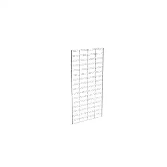 Econoco Metal Slat Grid for Any Retail Display, 2 Width x 4 Height, 3 Grids Per Carton (White)