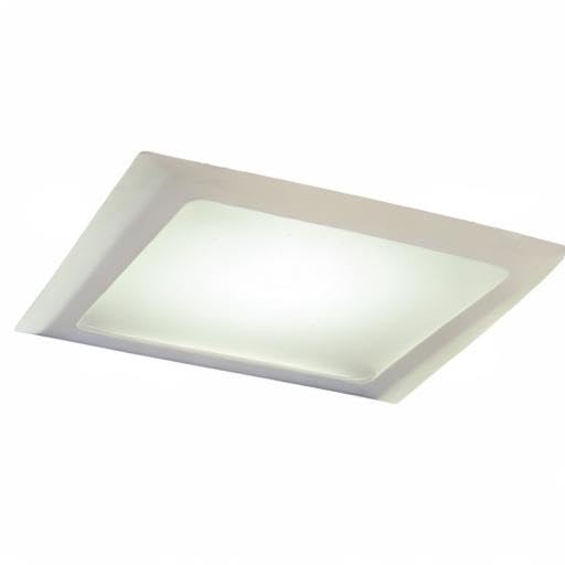 Halo 20P Albalite Lens Square Trim, 11-5/8", White