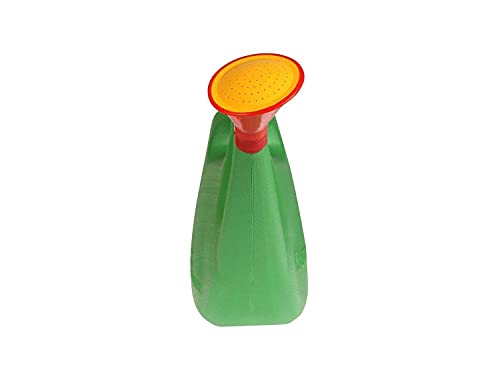 Image of Amazon Brand - Umi 5 Litre Plastic Watering Can for Plants | Garden & Indoor Plant Watering Can with Sprinkler Spout | Lightweight Watering Jug for Balcony, Home Gardening & Outdoor Use (Green)