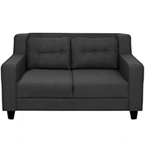 Image of CASASTYLE-Travia 5 Seater Fabric 3+2 Sofa Set (Dark-Grey)