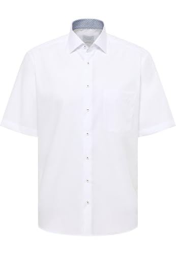 ETERNA Hemd Comfort Fit Kurzarm Kent Kragen weiß Uni 1304/00 K15K, Kragenweite:44 ETERNA Hemd Comfort Fit Kurzarm Kent Kragen weiß Uni 1304/00 K15K, Kragenweite:44