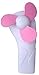 Produktbild GJNBF Hand tragbaren batteriebetriebenen Lüfter kleinen elektrischen Ventilator for den einzelnen mit Einer Taschenlampe Armband Familie Reise und Camping (pink), Farbbezeichnung: Rosa (Color : Pink)
