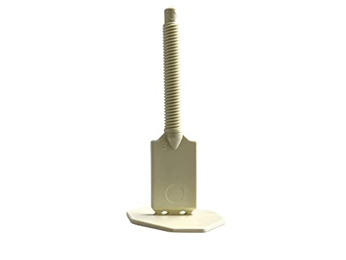 GUTJAHR IndorTec FN Lot de 100 languettes filetées pour système de nivellement de carrelage Beige 3 mm Cover