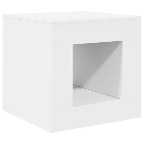 Table basse blanche en bois compacte pour ranger les salons et bureaux encombrés - 8