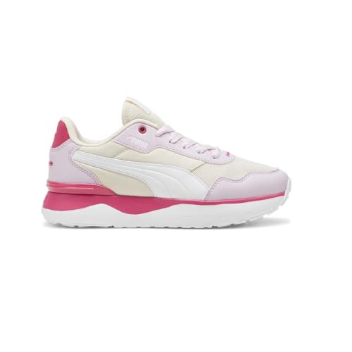 PUMA Kids Girls R78 Voyage Lace Up Sneakers Shoes Casual - Beige, Purple