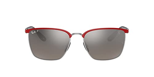Image of Ray-Ban Unisex Rb3673m Scuderia Ferrari Collection Square Sunglasses