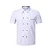 Chef Aprons for Men Unisex Black Short Sleeve White Professional Cardigan Button Classic Uniforme Camisas De para Mujer