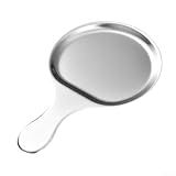 Bandeja de acero inoxidable con asa para barbacoa, parrilla, freír, hornear y picnics al aire libre, resistente al calor, placa de cocina (27 x 16 cm)