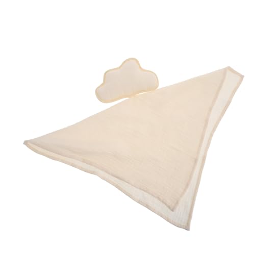 Toyvian なだめるタオル ベッドの壁枕 ミニスプーン ミニデコレーション 衣類エプロン 幼児用手袋 ベビーエプロン クイーンベッドの枕 家庭用エプロン 女の タオル 綿タオル コットン