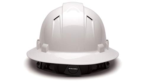 Image of Pyramex Ridgeline Full Brim Hard Hat 4 Point Ratchet Vented