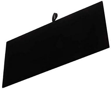 DBM Imports - Bandeja de terciopelo negro para expositor de joyas 140 x 75 in