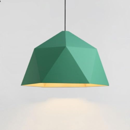 Lampe suspendue e27 dorée géométrique moderne pour rénover votre cuisine