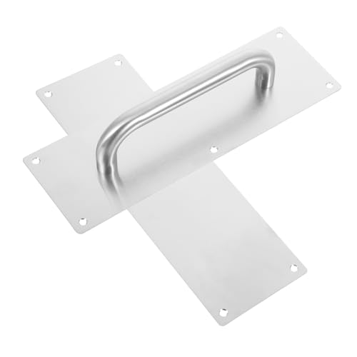 LIFKOME Sturdy Stainless Steel Door Handles Push Pull Plate for Fire Door Sleek Easy to Use