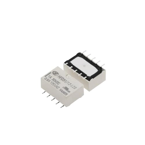 Relais 12V HFD31/12-L2S bistable 12 V CC commutateur miniature 1A 10 broches pour PCB