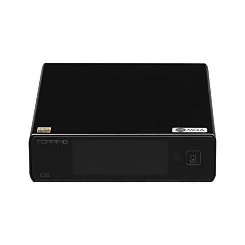 Topping E50 Mini HiFi DAC ES9068AS DSD512 PCM768kHz USB DAC USB/Coax/Opt Inputs RCA/TRS Outputs Decoder for Home Theater Game Music Black Topping E50 Mini HiFi DAC ES9068AS DSD512 PCM768kHz USB DAC USB/Coax/Opt Inputs RCA/TRS Outputs Decoder for Home Theater Game Music Black