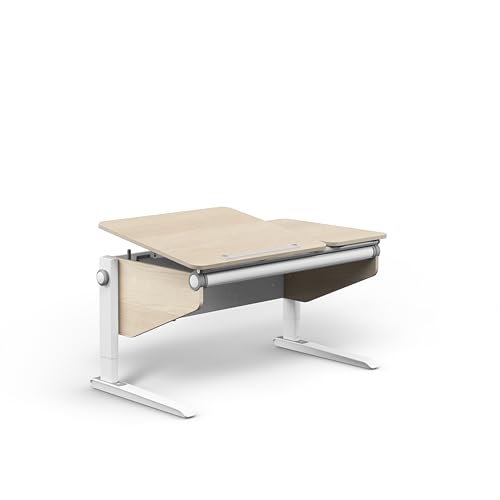 Moll Winner Split Comfort - Escritorio infantil (altura regulable, ergonómica, con tablero de mesa dividido, inclinable, ideal para escolares)