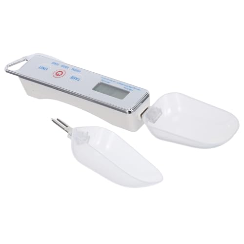 Mipcase Báscula Digital de Cocina Cuchara Medidora Desmontable 01-500 G Pantalla LCD ABS Resistente para Hornear Especias y Alimentos Básica Electrónica Precisa para Uso Doméstico