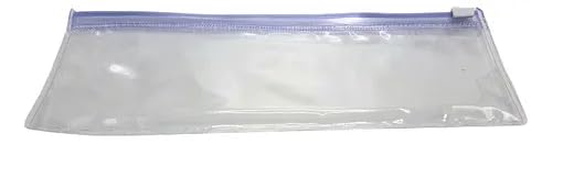 Kit 50 Estojo Zip Zap Transparente Resistente
