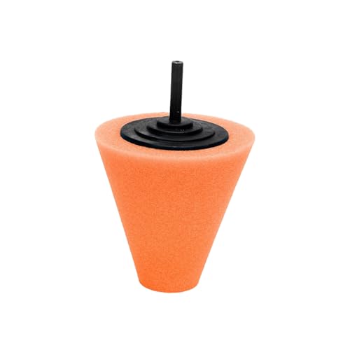 Polishing Foam Sponge Polishing Balls Automotive Wheel Polishing Tool Versatile Polishing Tool for Car Wheel Wheel Care Boats and Motorcycles (Orange)