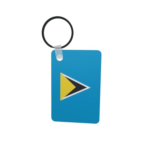 U24 Porte-clés Sainte-Lucie Aluminium 50 x 47 mm