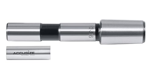 Accusize Industrial Tools 1/2'' to Jt6 Straight Shank Arbor, 6300-1604