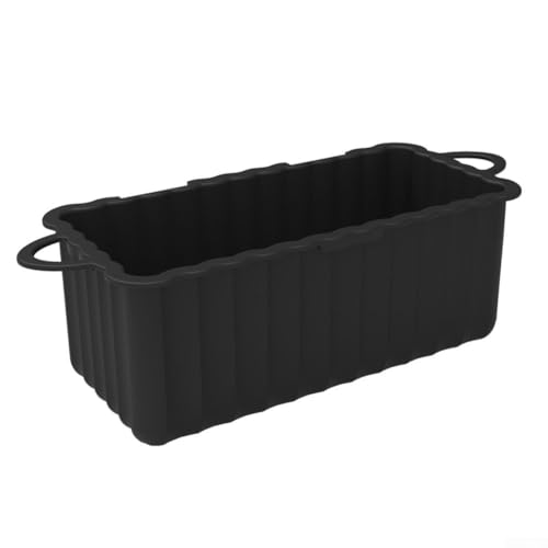 Vootnifig Silikon-Backform rechteckig, Schwarz