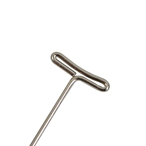 50 Pcs Straight T Pins for Blocking Knitting Sewing Modelling Wig Making and Crafts (2 Inch)