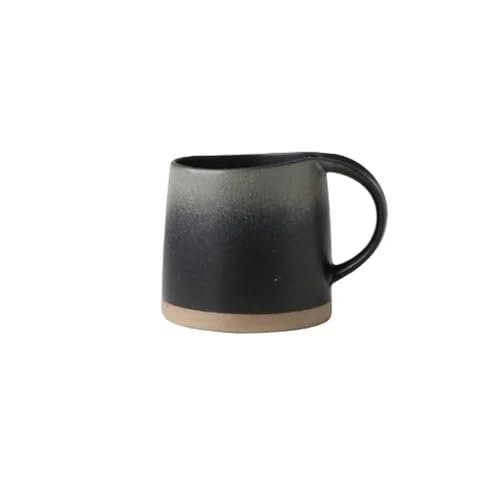 FZBANG Taza de café de cerámica Retro Japonesa para Colgar en la Oreja, Taza de té de la Tarde Inglesa, Taza de Leche para Desayuno, Regalo