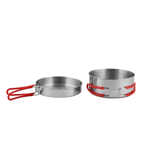 Coghlan's Juego de Cocina de 4 Piezas de Acero Inoxidable – Juego Ligero para Camping, Senderismo y Aventuras al Aire Libre – Vajilla Compacta de Fácil Uso y Limpieza miniatura 7