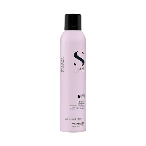 Alfaparf Milano | Semi Di Lino | Style&Care | Original Hairspray - Lacca Spray Illuminante A Tenuta Forte Per Tutti I Tipi Di Capelli, Utile Per Fissa