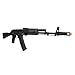 Lancer Tactical AK-74M Series AEG Full Metal Airsoft Rifle 400 FPS with Foldable Stock (ETU Installed) with Charger and Battery Included(Black)