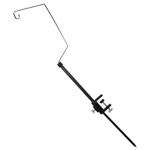 VICASKY 1Set Camping Lantern Stand Dual Use Table Ground Hanger Lightweight with Hooks Portable Outdoor Light Bracket for Camping Hiking and Emergency Situations