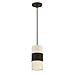 Libby Langdon for Crystorama Grayson 1 Light Dark Bronze Pendant