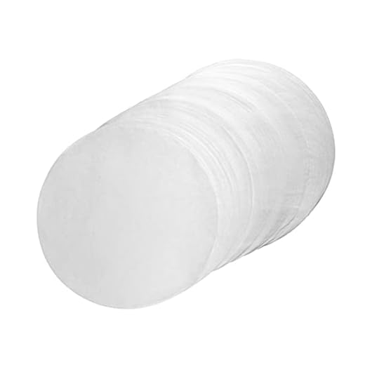 Bakplåtspapper 500pcs rund bakpapper silikonolja papper pizza Grill Patty ugn hamburger papper tårta non-stick bakning verktyg kökstillbehör (Color : 10cm)