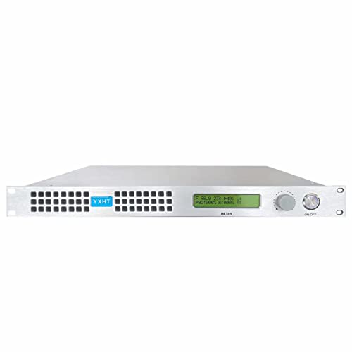 80W Radio Broadcast Fm Transmitter, Radio Professional 80W Fm Transmitter For Radio Station Long Range Fcc Certified For Church Parking Lot School Community City #TOP20