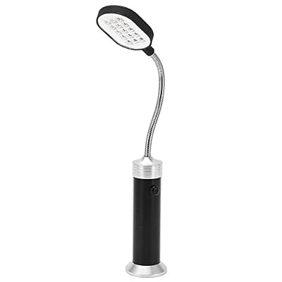 QANYEGN Barbecue Grill Light, Magnetic Gooseneck Lamp, Weather Resisting LED Outdoor Work Light for Fishing BBQ Cycling (black)