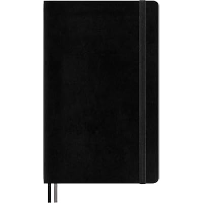 Moleskine Classic Expanded Notebook, Soft Cover, Large (5 x 8.25) Ruled/Lined, Black, 400 Pages