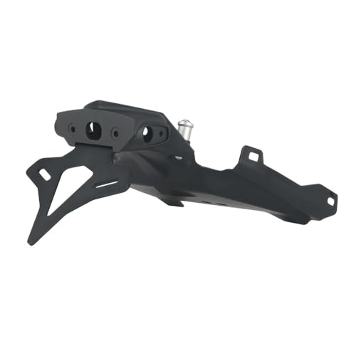 Support plaque moto f900r résolvant l'encombrement arrière avec cadre de lumière intégré
